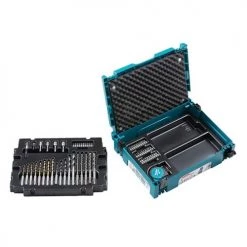 Kit d'outils vissage/perçage Makita SDS Plus 65 pièces en coffret MAKPAC B-69478