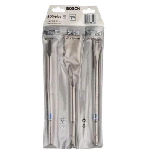 Set de 3 burins SDS+ Bosch - 2607019159 4 Set de 3 burins SDS+ Bosch - 2607019159 – Image 2