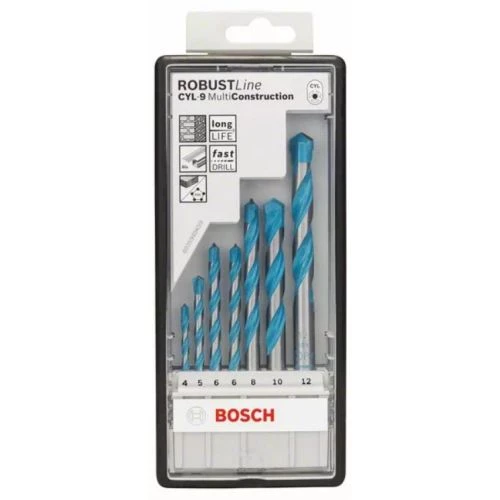 Set de forets Bosch MultiConstruction CYL-9 Robust Line 7 pièces 5 Set de forets Bosch MultiConstruction CYL-9 Robust Line 7 pièces – Image 3