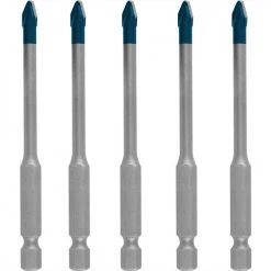 Coffret de 5 forets pour tuiles Expert HardCeramic HEX-9 Bosch Expert