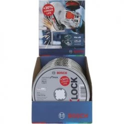Boîte de 10 disques à tronçonner X-LOCK Standard pour Inox 125 x 1,6 mm T41 - BOSCH - 2608619364 13 Boîte de 10 disques à tronçonner X-LOCK Standard pour Inox 125 x 1,6 mm T41 - BOSCH - 2608619364 -Accessoire à emmanchement cylindrique Soldes Boutique AFD 137812