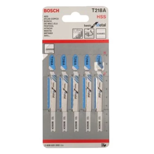 Lames de scie sauteuse Bosch T 218 A Basic for Metal 4 Lames de scie sauteuse Bosch T 218 A Basic for Metal – Image 2