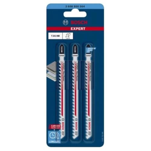 Lames de scie sauteuse Bosch Expert Carbure T 341 HM Special for Fibre and Plaster 8 Lames de scie sauteuse Bosch Expert Carbure T 341 HM Special for Fibre and Plaster – Image 6