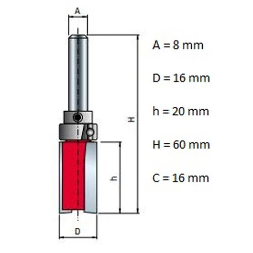 Mèche à ébarber avec roulement Freud série 50 4 Mèche à ébarber avec roulement Freud série 50 – Image 2