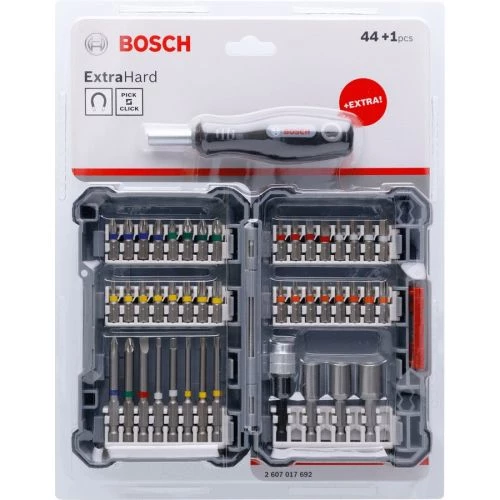 Coffret d'embouts 44 pièces Pick & Collect extra hard + tournevis manuel Bosch 6 Coffret d'embouts 44 pièces Pick & Collect extra hard + tournevis manuel Bosch – Image 4