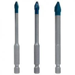 Set de 3 forets Bosch Expert HardCeramic Hex-9