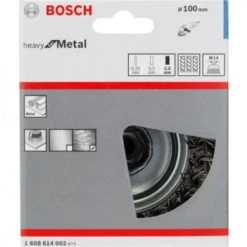 Brosse boisseau Bosch 100 mm à fils d’acier torsadés – 1608614002 -Accessoire à emmanchement cylindrique Soldes Boutique AFD 161027