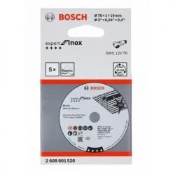 Disque à tronçonner Bosch Expert for Inox 8 Disque à tronçonner Bosch Expert for Inox -Accessoire à emmanchement cylindrique Soldes Boutique AFD 81476