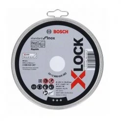 Disque à tronçonner Bosch X-LOCK Standard for Inox -Accessoire à emmanchement cylindrique Soldes Boutique AFD 82279