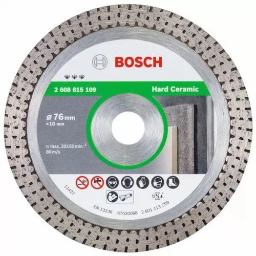 Disque à tronçonner diamanté Bosch Best for Hard Ceramic 3 Disque à tronçonner diamanté Bosch Best for Hard Ceramic