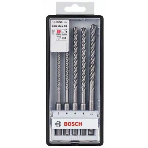 Coffrets de forets Bosch SDS plus-7X pour perforateur 6 Coffrets de forets Bosch SDS plus-7X pour perforateur – Image 4