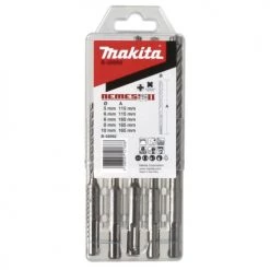 Coffret 5 forets SDS-Plus Makita 4 taillants TCT NEMESIS II -Accessoire à emmanchement cylindrique Soldes Boutique AFD 88932
